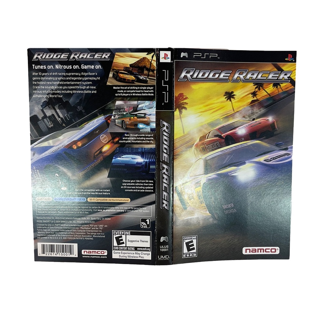 PRINT ONLY ** PSP | UMD GAME (2006) RIDGE RACER RATED E **PRINT ONLY